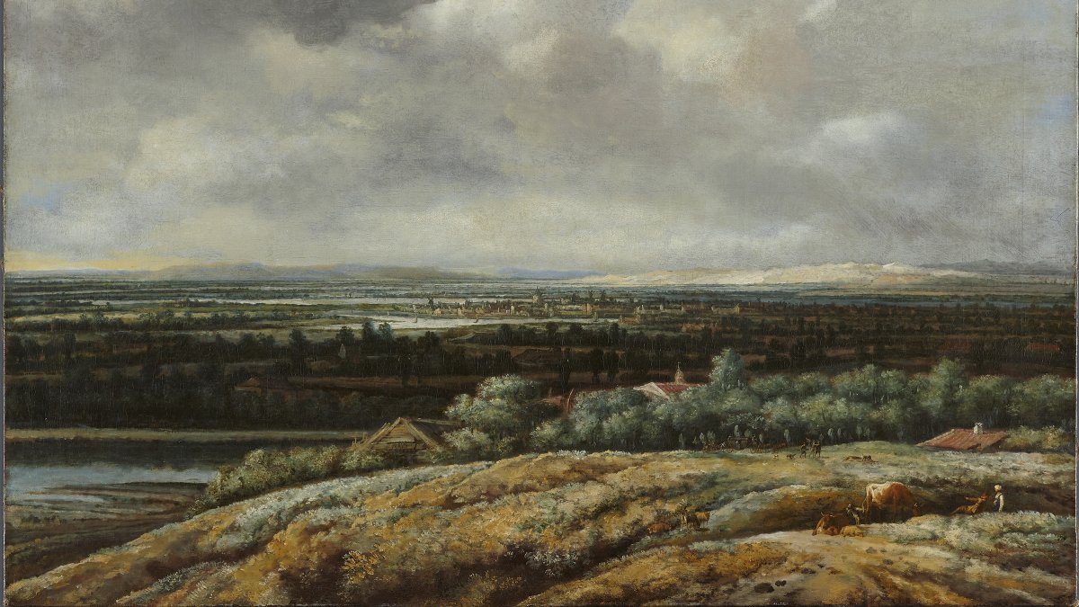 絵画 Iconic Landscape Panoramic Landscape with a City in the Background - Koninck